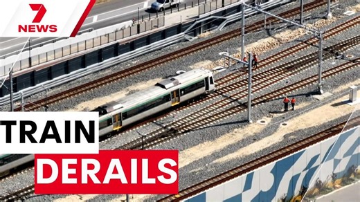 Train derailment causes major chaos in Perth