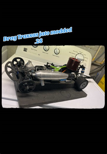 Jato back up waiting for my reciever to arrive 💪🏾 modded .28 dynamite #traxxasjato #132ftdragracing #prep #jato