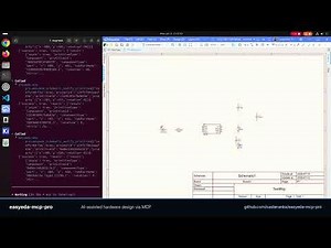 AI Builds and Validates an EasyEDA Pro Schematic | Open-Source MCP Demo