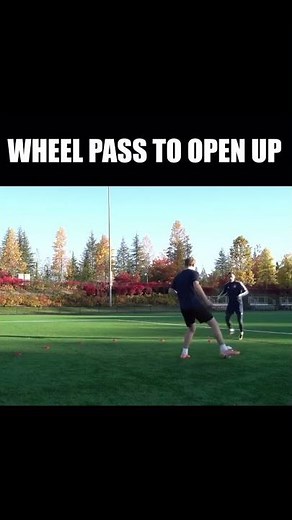 Partner passing drill working on quick one touch passes and then transitioning to checking the
