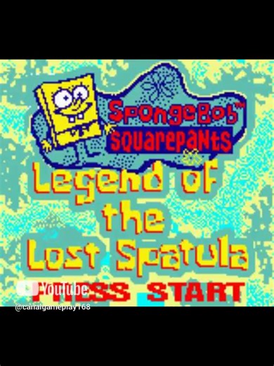 SpongeBob SquarePants Legend of The Lost Spatula Game Boy Color #shorts