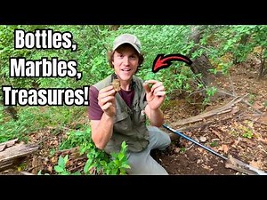 Digging Out a Steep Hillside To See What People Threw OFF It! (Treasure)