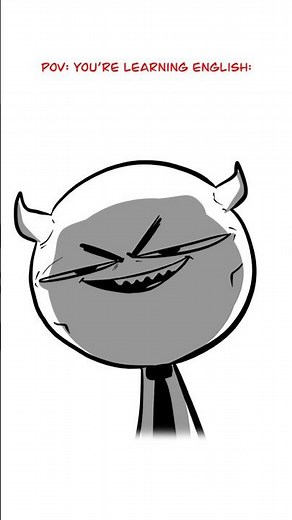 Learning English 😭 (Animation Meme) #shorts