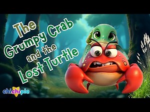 The Grumpy Crab and the Lost Turtle | Kindness Story for Kids | Bedtime Children's Animated