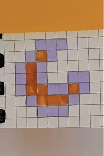 Mini Pixel Art | Moon Pixel Art 🌙✨ Easy Graph Sheet Drawing Tutorial | Craft And Paper