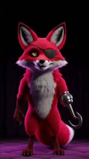 foxy as a real fox and I fixed it he is now the right color