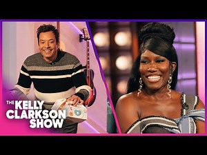 Jimmy Fallon CRASHES Kelly Clarkson & Bozoma Saint John Interview