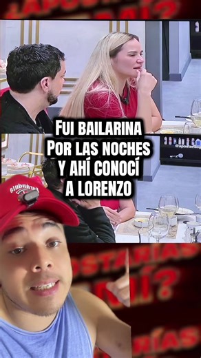 Claudia contando una historia fuerte de su vida dice que fue bailarina por la noches y fue juzgada, me está gustando como se está dejando conocer te gusta la pareja de Lorenzo y Claudia ? #ApostaríasPorMí