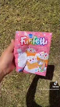 Funfetti Cake Mix Paper Squishy! 🍓 #shorts