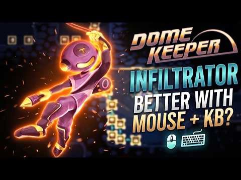 Broken Comms challenge with Infiltrator Mouse + KB in Dome Keeper: Lost Keepers