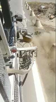 Travaux routiers : signalisation horizontal