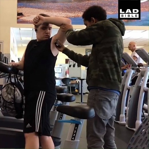 1.3M views · 7.4K reactions | This guy puts deodorant on random people's armpits in the gym  | LADbible | Facebook