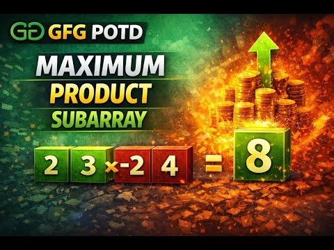 GFG POTD | Maximum Product Subarray 🔥 | Python #problemoftheday #pythonprogramming #coding