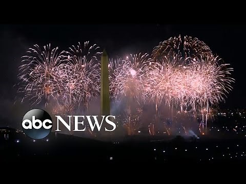 Huge fireworks conclude Biden’s inauguration | WNT