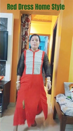 Red Dress Home Style 🌴🌴#yt Shorts #shorts