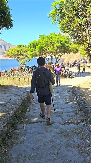 Mount Pinatubo walkthrough! 🌋 #mountains #adventure #travel