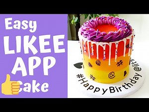 Striped Buttercream Cake Tutorial | Likee Themed Cake