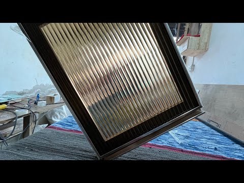 Glass profile shutter in kitchen#professor #profile #professor