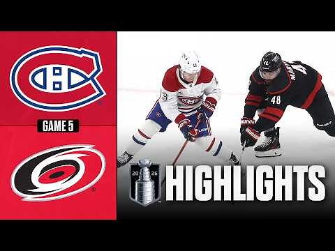 Canadiens vs. Hurricanes | NHL Playoff Highlights | Game 5 | May 29, 2026