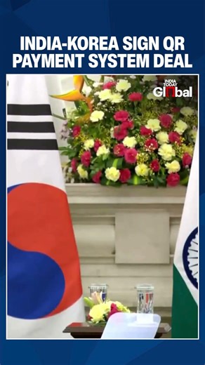 India and South Korea Sign Digital Payments MoU for QR Code Payments During Travel | #shorts