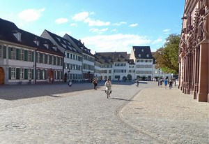 Müensterplatz (Munster Square) in Basel, Switzerland