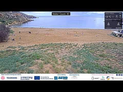 Ramla tal-Mixquqa (Golden Bay) Webcam - TOURISMO Malta Pilot.