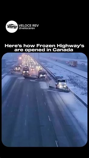 VELOCE REV on Instagram: "Canada’s 🇨🇦 frozen highways stay operational because of powerful snow plows designed for extreme winter conditions. These heavy-duty machines operate continuously during snowstorms, blizzards, and whiteout conditions, clearing thick snow layers before they compact into dangerous ice. Equipped with front-mounted steel blades and wide side wings, snow plow trucks can clear multiple lanes in a single pass. This high-speed snow removal is critical for highway safety, wint