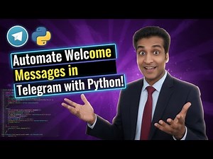 Automate Welcome Messages in Your Telegram Group with Python! 🚀