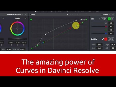 The Amazing power of Curves and Color Selection in Davinci Resolve 12.5