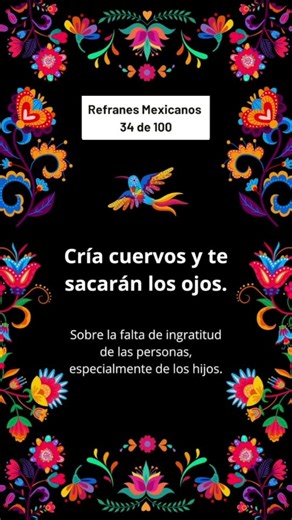 Refranes mexicanos #34