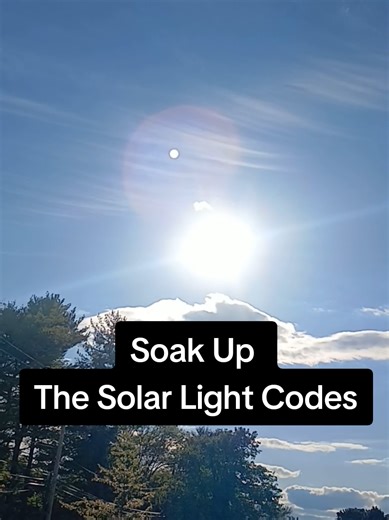 Go out there and Soak Up The Solar Light Codes from the Sun, penetrate your cells, reconfigure your DNA to its Divine Blueprint. #solarcodes #thesun