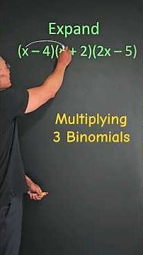 Multiplying 3 Binomials