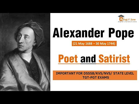 Alexander Pope | Biography of Alexander Pope | Alexander Pope Life and Works | Pope's Heroic Couplet