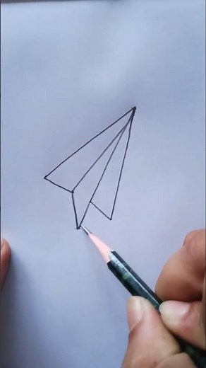Easy way to draw a rocket #drawing #art #shorts #creativeart #satisfying