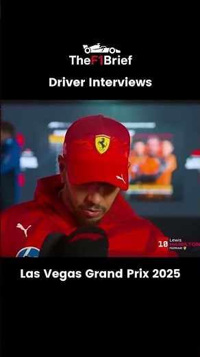 Drivers Interviews in Las Vegas GP 2025