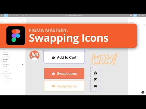 Figma Tips ⚡ - Swapping Button Icons using Variants [old]