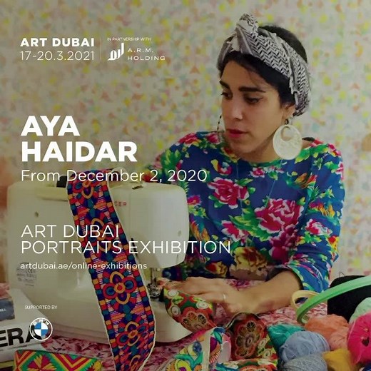 Launching today is the latest in the Art Dubai Portraits Exhibition series presenting, for the first time, Lebanese artist Aya Haidar’s most recent body of work ‘Highly Strung’. Haidar’s exhibition reexamines everyday found objects and offers them alternative readings through hand-embroidered interventions, proposing new narratives on cultural remembrance, shared stories and identity. Aya Haidar is represented by Athr Gallery. Art Dubai Portraits are supported by BMW Middle East and produced by