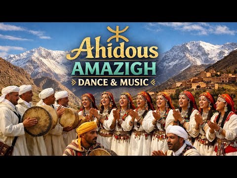 Ahidous Amazigh Dance & Music | Traditional Berber Rhythms from the Atlas Mountains 🔥🎶