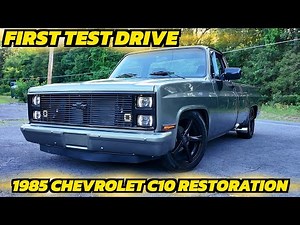 1985 Chevy C10 Restoration – First Test Drive After Full Build!