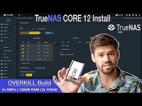 How to Install TrueNAS Core 12 + Build First Pool | 4K TUTORIAL