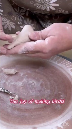 How to make birds ❤️ @analealpottery