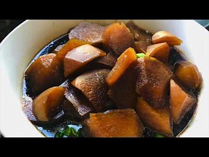 How to cook braised daikon | Vegetarian Chinese Dish