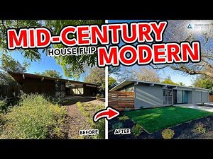 Mid Century Modern Before & After Home Remodel | My First Eichler Style House Flip