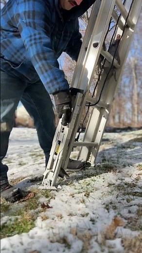 The best ladder safety equipment. These stabilizers are a game changer #diy #handyman #home #hvac