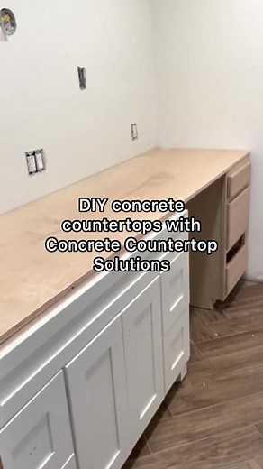 @crystelmontenegrohome sums it up! 👏🏼 DIY concrete countertops are the new marble, granite and quartz ✨ link in Bio to get started on yours #diybathroom #diyhomeprojects #diyhome
