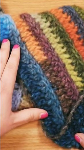 Crochet | Warm Scarf Using Leftover Yarn | Warm Wool by Lana Grossa