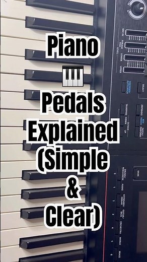 Piano 🎹 Pedals Explained (Simple & Clear)