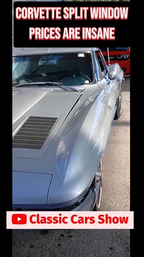 This 1963 Chevrolet Corvette Split Window Sold For How Much #shorts #classiccars