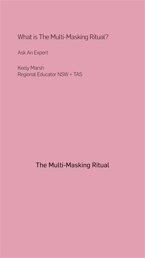 Ask an Expert: What is The Multi-Masking Ritual? Watch RATIONALE's Regional Educator, Keely Marsh, explain the remarkable and unique skin benefits of this limited-edition masking Ritual. #EssentialSix #RATIONALEglow | Rationale | Facebook