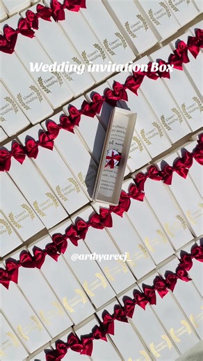 Wedding Invitation Box ♥️ #invitation #cards #foryoupage #trending #shadi